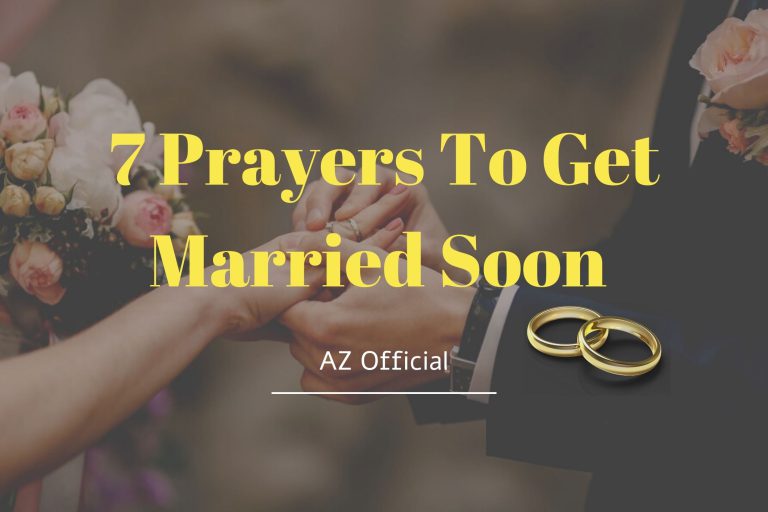 7 Prayers to Get Married Soon