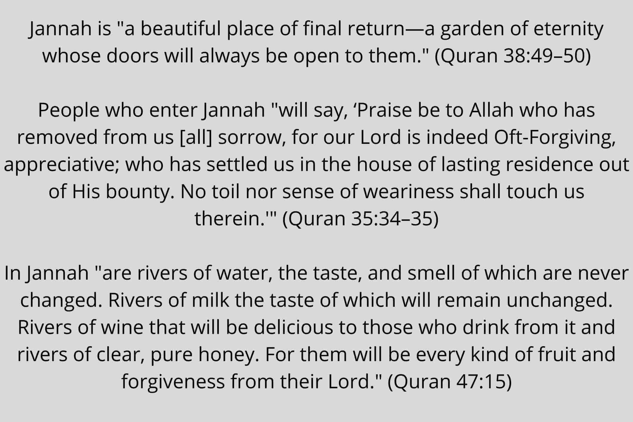 What Is Jannah And Jahannam?